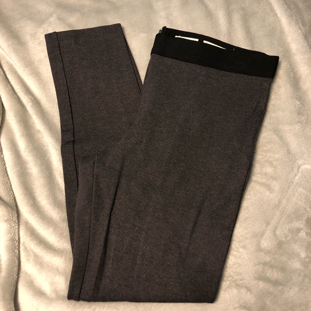 Gray thick leggings